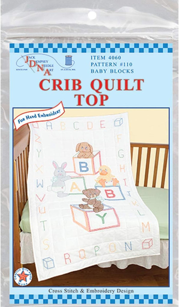 Blocks Crib Quilt Top