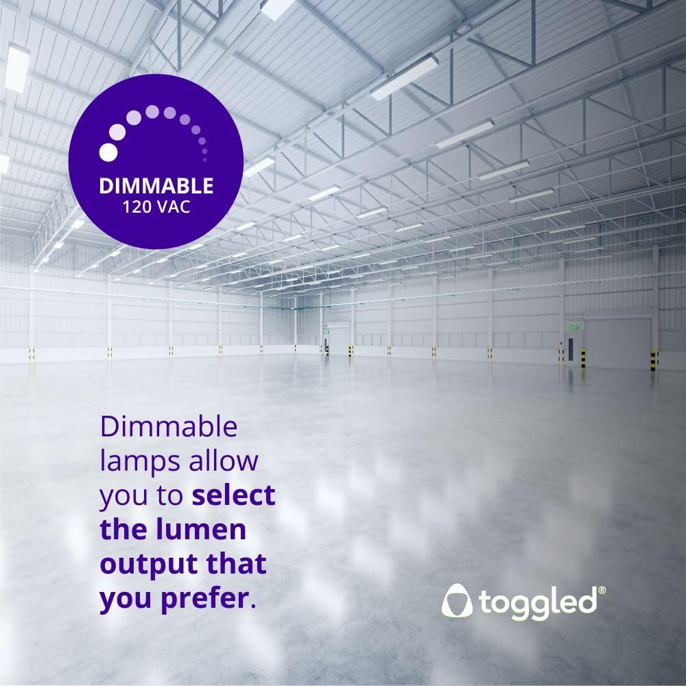 4FT T8 LED Tubes, 16W, 3000K, Dimmable, Type B, 24 Pack (24 Tubes)