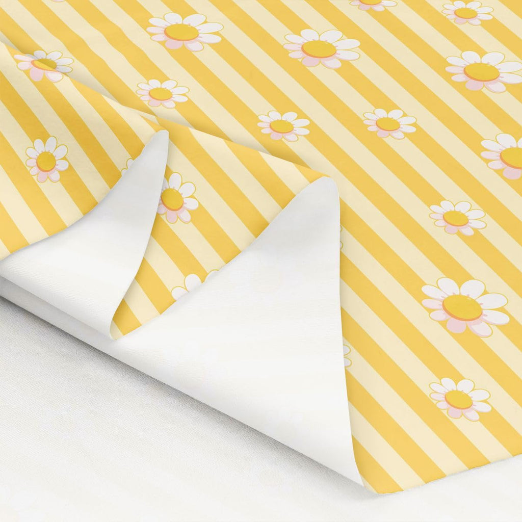 Daisy Floral Fabric By The Yard Soft 5 Yards
