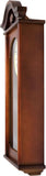 Bedford Clock Collection Jacob 22.75 Inch Mahogany Chiming Pendulum Wall Clock
