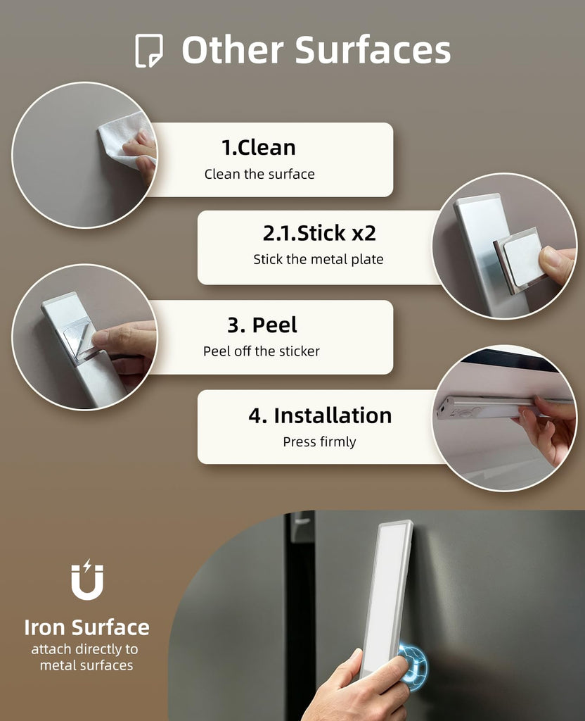 Rechargeable Motion Sensor Light Indoor,Under Cabinet Lighting Wireless