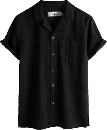 Boys Button Down Shirt Short Sleeve Summer Beach Shirts