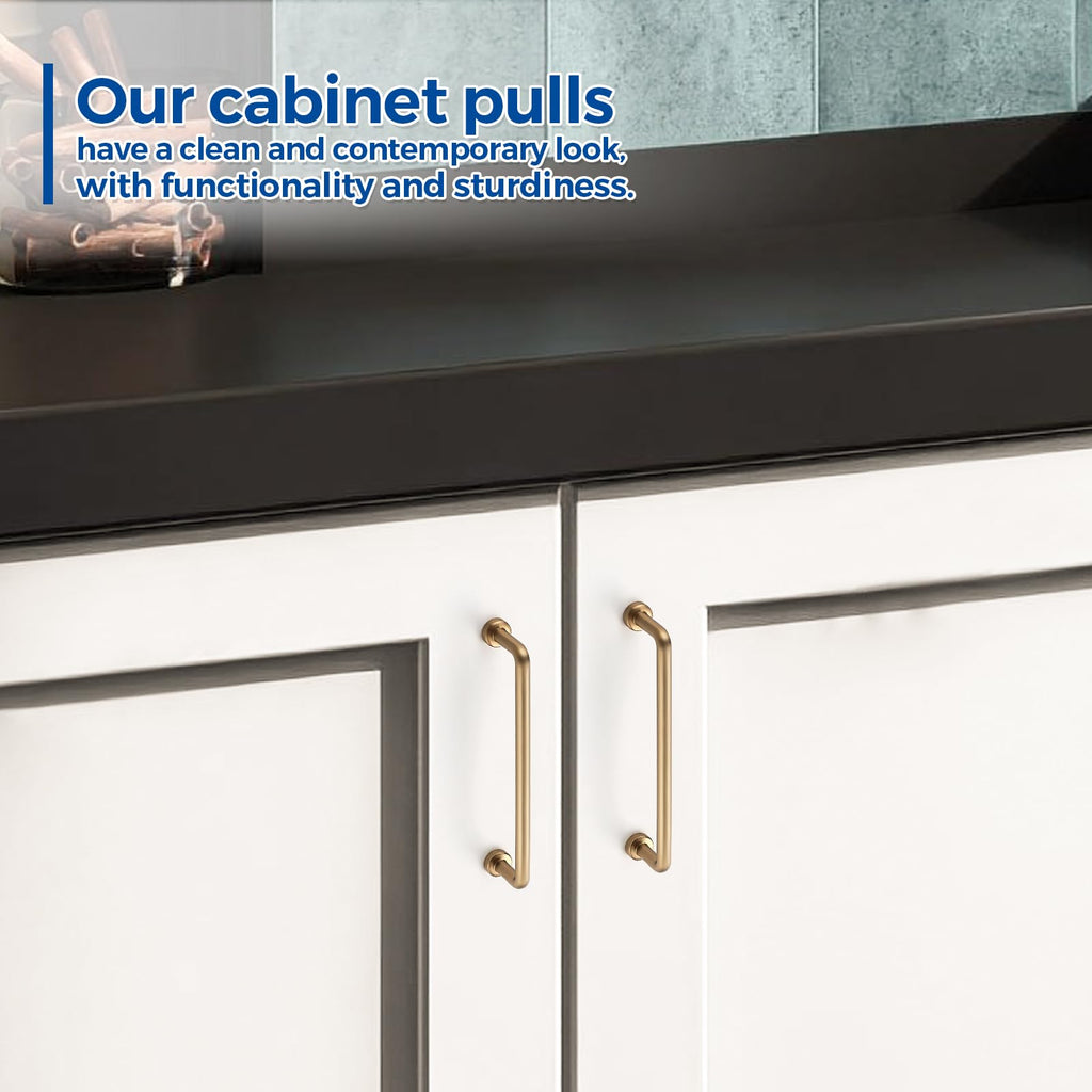 Champagne Bronze Cabinet Pulls Cabinet Handles, 5 Inch, 5 Pack