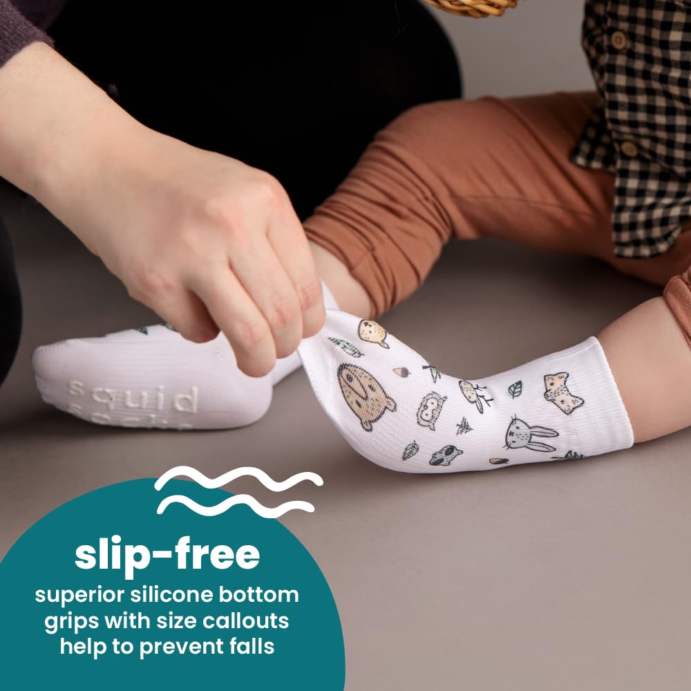 Polyester Stay-On Baby Grip Socks - US Age Camping
