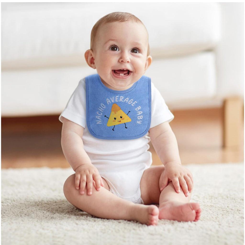 Baby Boy Terry Bibs Set of 10-100% Cotton, Soft, Absorbent Baby Bibs, Toddler Boy Set, Newborn & Infant Bib - Oh Boy!