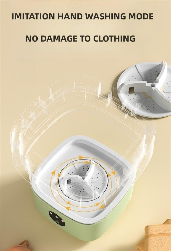 Portable Washing Machine, Mini Washer,20L Upgraded Large Capacity Foldable Washer.Deep Cleaning of Underwear, Baby