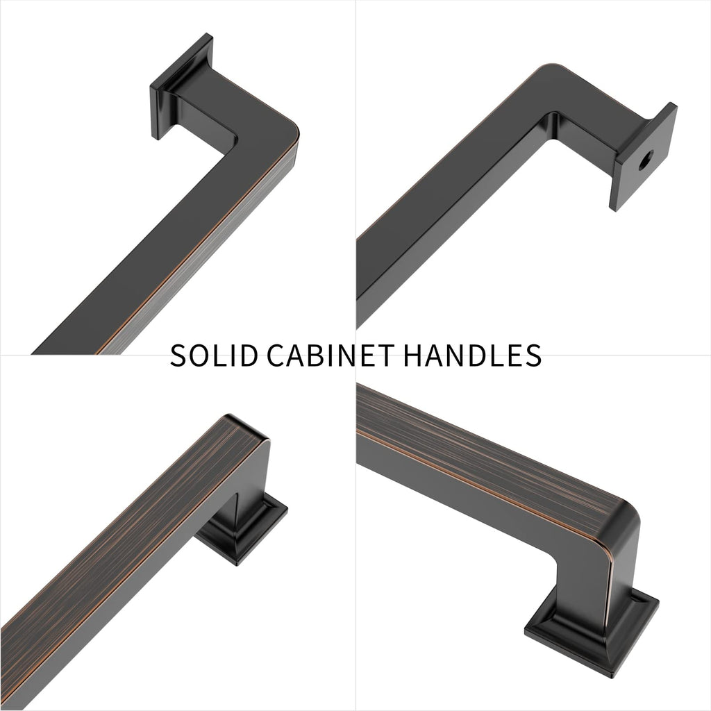 6 Pack 12.6 Inch Oil Rubbed Bronze Cabinet Pulls,Kitchen Hardware