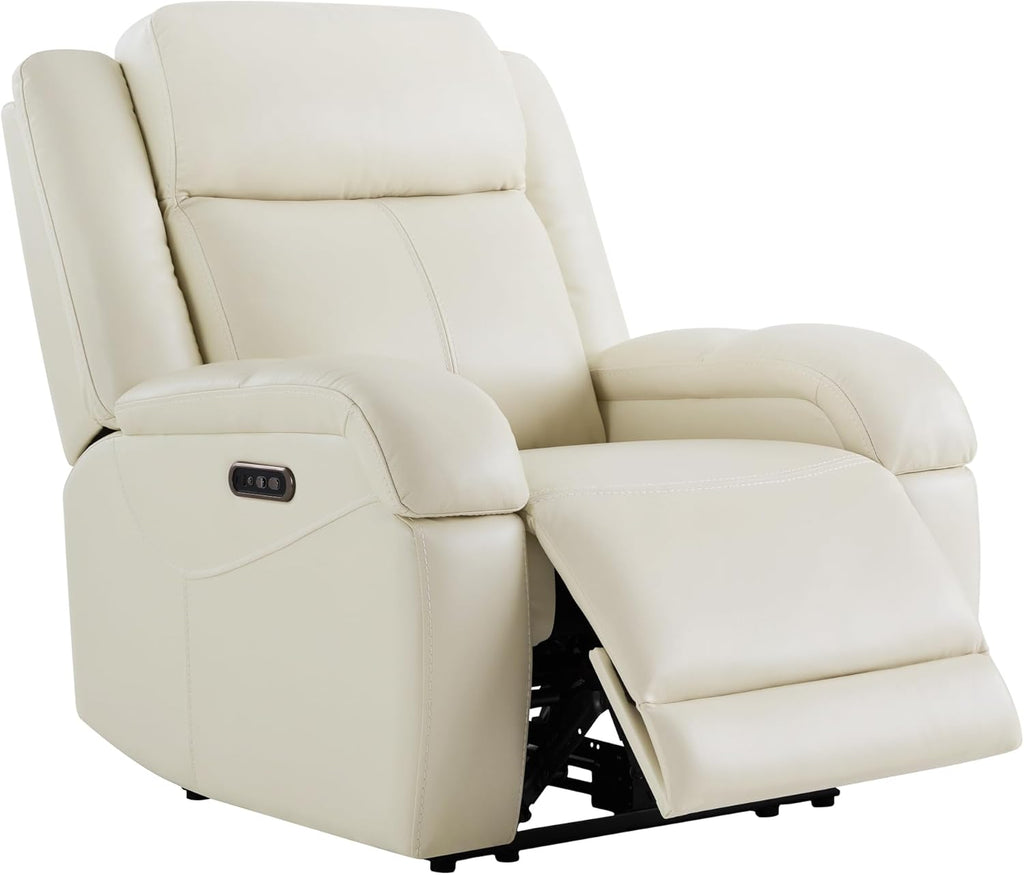Watson & Whitely Genuine Leather Power Recliner Chairs for Adults