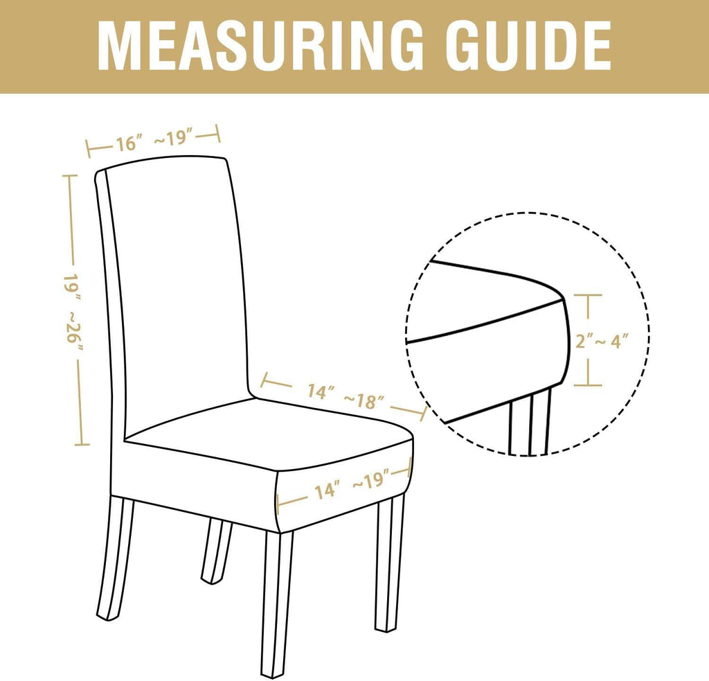Dining Chair Covers Velvet Stretch Chair Covers for Dining Room Set of 4 Parson Chair Slipcovers