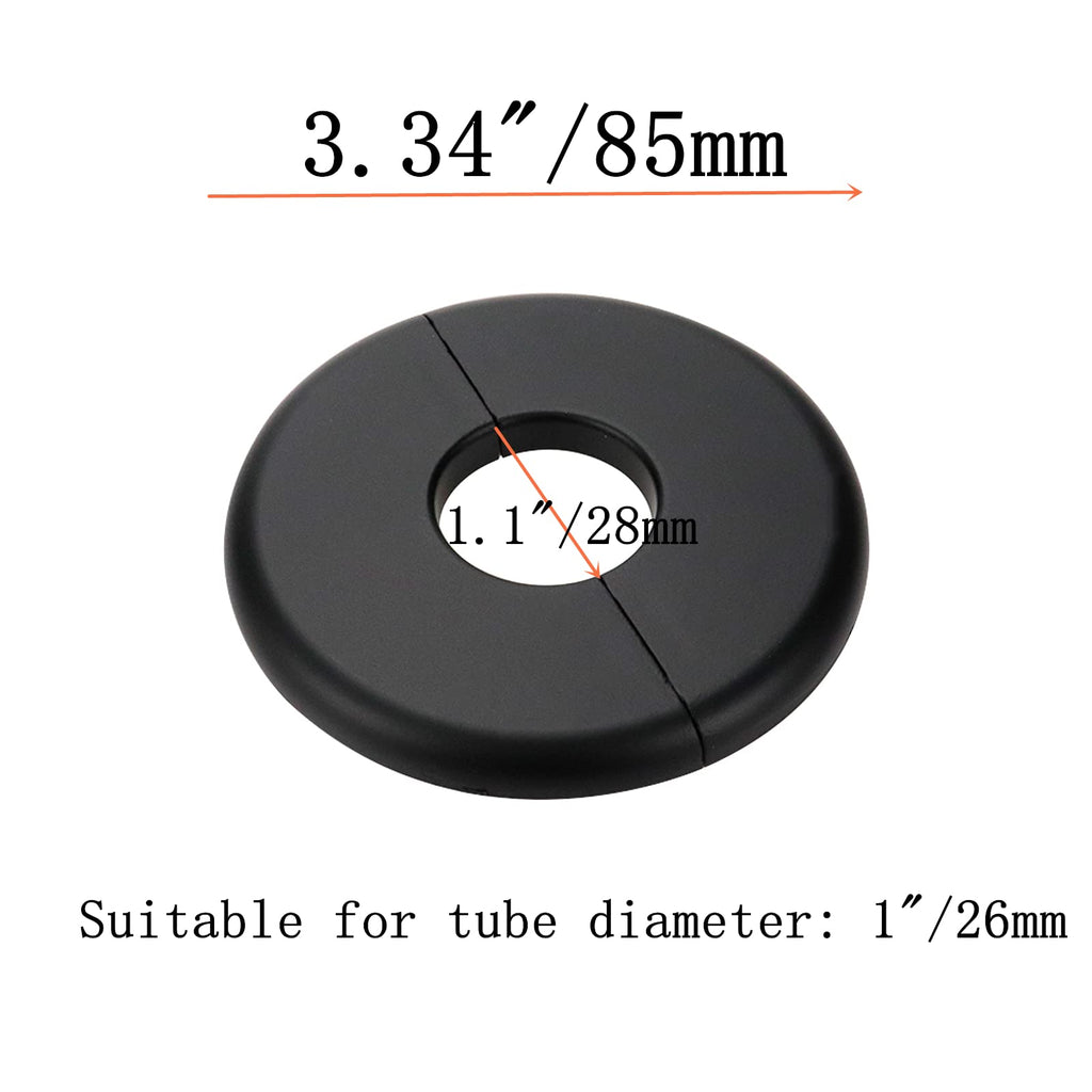 1" Wall Split Flange Round Escutcheon Plate Pipe