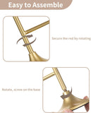 Taper Candle Holders for Candlestick: Gold Weeding Centerpieces Candelabra for Table - Candle Sticks Decor