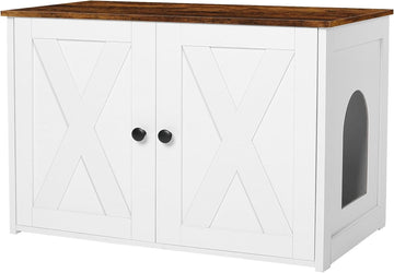 Cat Litter Box Enclosure, Hidden Litter Box Furniture, 27.6 Inches