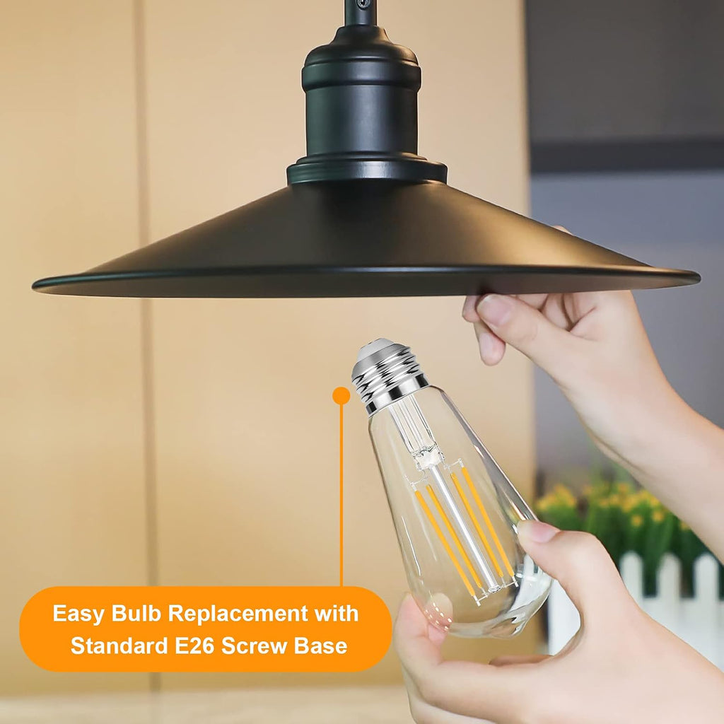 E26 LED Edsion Bulbs 60 Watt, Vintage Dimmable Light Bulbs, 3000K