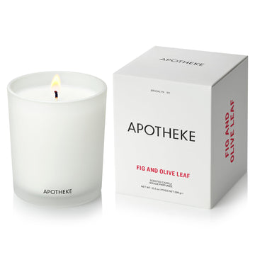 Signature Scented Candles, Fig and Olive Leaf - 10.5 Oz