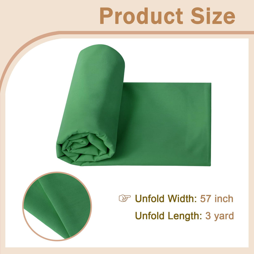 Cotton Polyester Broadcloth Fabric 57" Wide by The Yard Soft, Lightweight & Breathable Material for Sewing, Lining