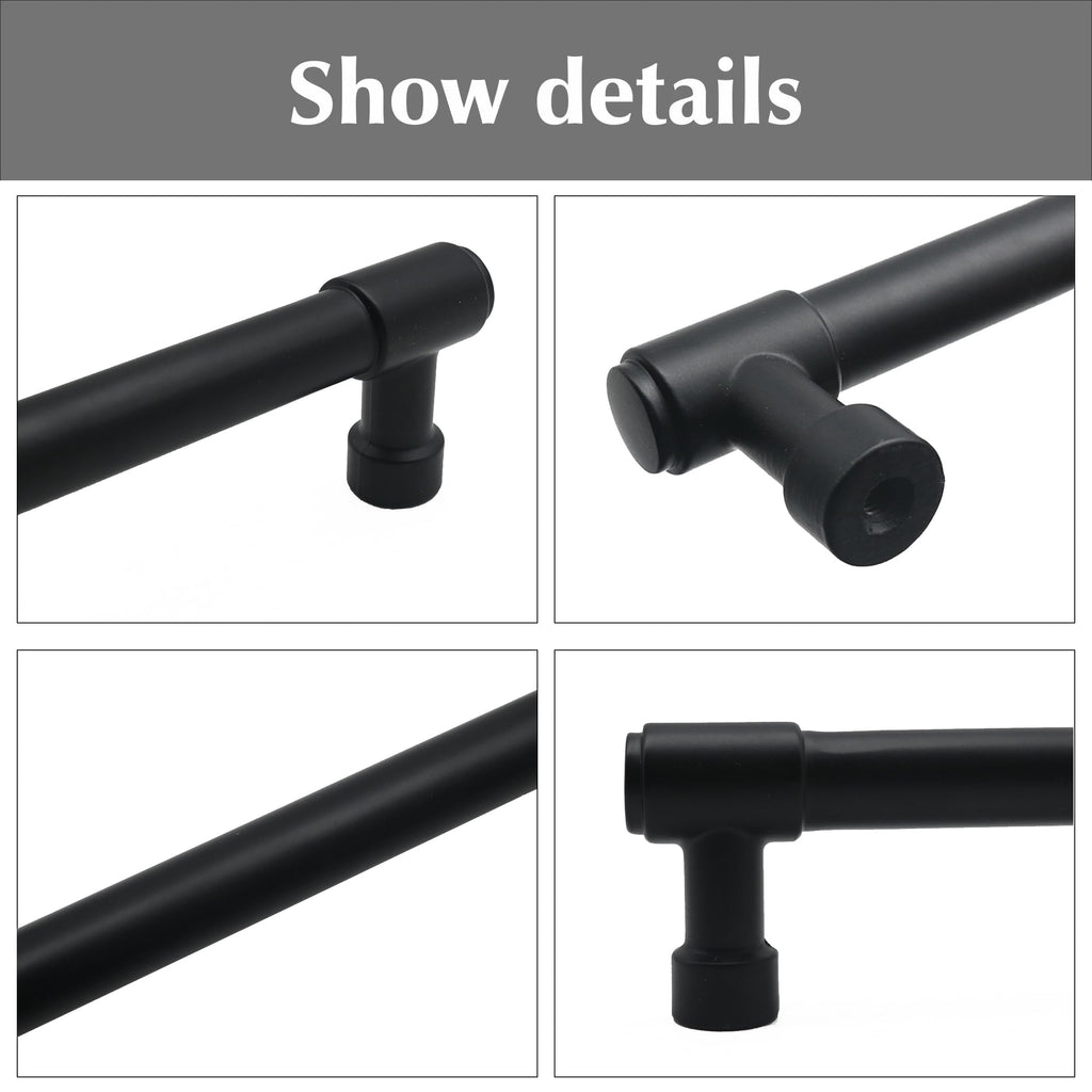 Appliance pulls 12 inch(305mm) Matte Black Cabinet Pulls Extra Long Cabinet Handles Kitchen Hardware