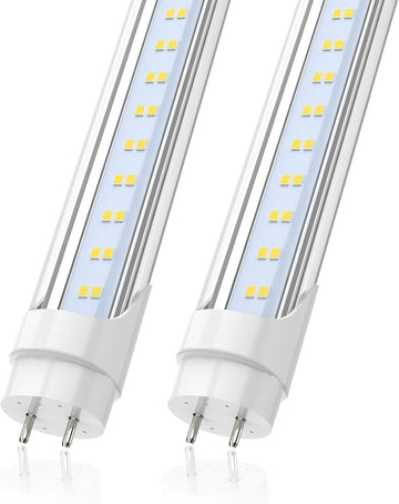 T8 Led Bulbs 4 Foot, 6500K 40W 5800LM Super Bright Type B