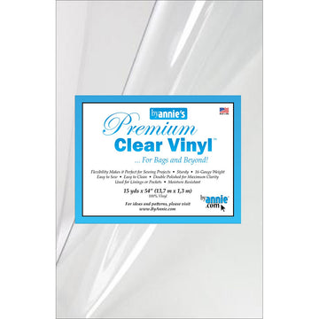 Premim Clear Vinyl - 15 Yards x 54 in