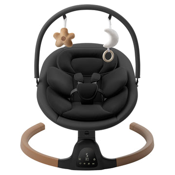 Baby Swings for Infants, Electric Infant Swing with 5 Speed Modes, 5-Point Harness, 3 Timer Settings, Built-in Songs