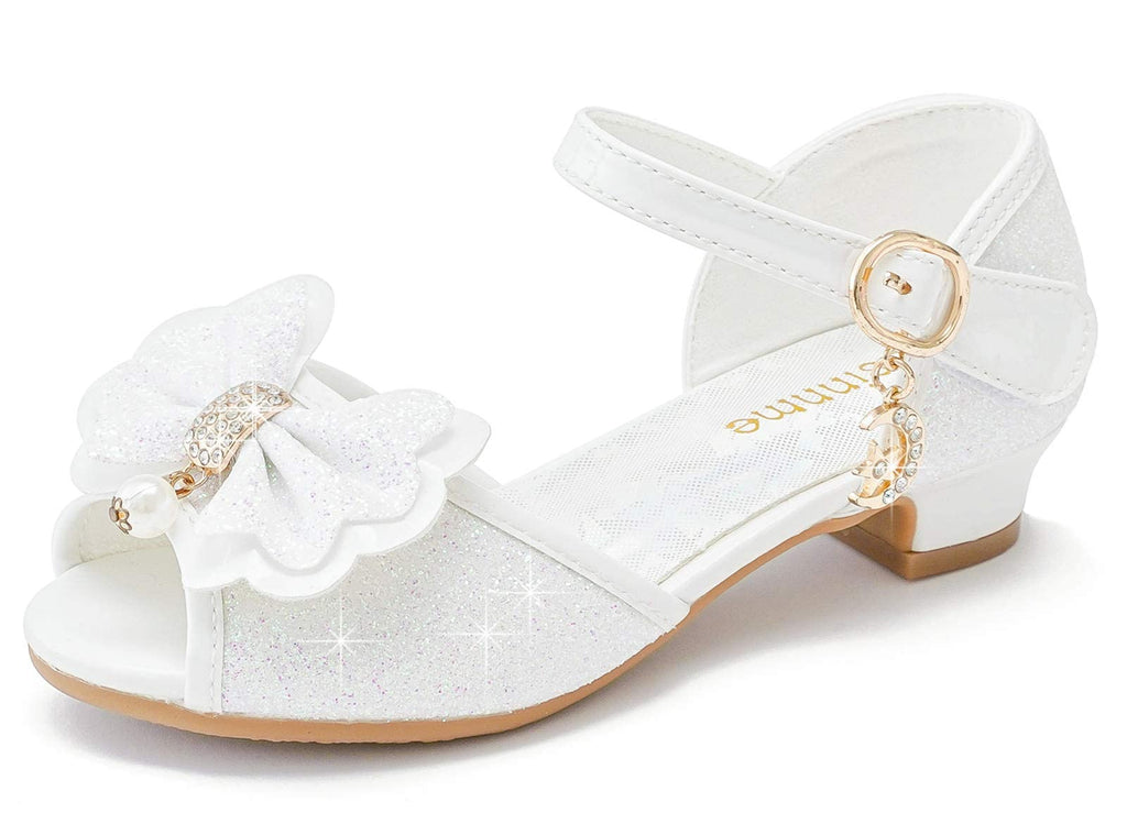 Girls White Dress Shoes Princess Heels | Casa Home Living