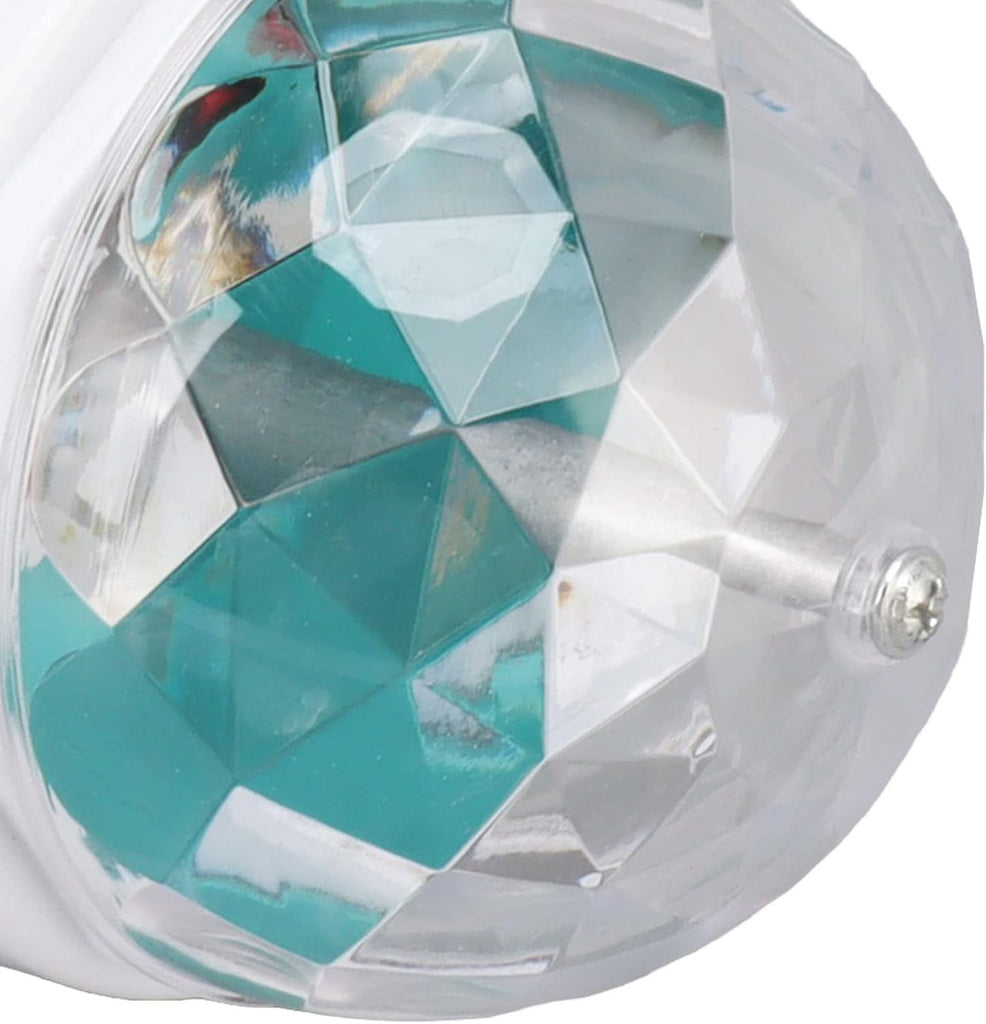 RGB Rotating Party Bulb, Color Changing Auto Rotate Strobe Effect Light for Party Bar ABS PC RGB E26 Base 3W 85 to