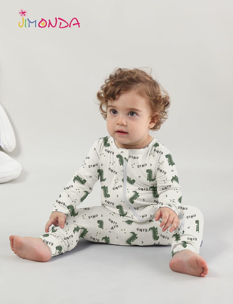 Baby Girl Boys Bamboo Rayon Pajamas,Footless Pjs