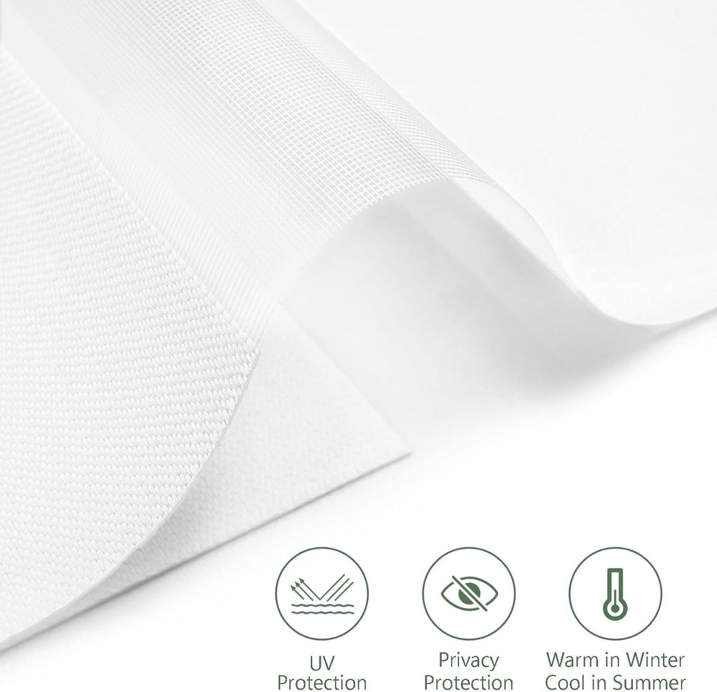 Motorized Blinds with Remote, 95% Blackout Smart Electric Zebra Shades, Built-in Rechargeable Tubular Motor Automatic