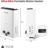Professional G10 Outdoor Propane Tankless Water Heater, 68, 000 BTU