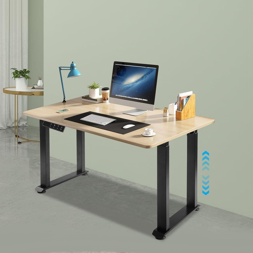 4-Leg Standing Desk Frame with Dual Motor, Electric Adjustable Legs for Max 63'' x 22.83'' Desktop, Heavy Duty 220