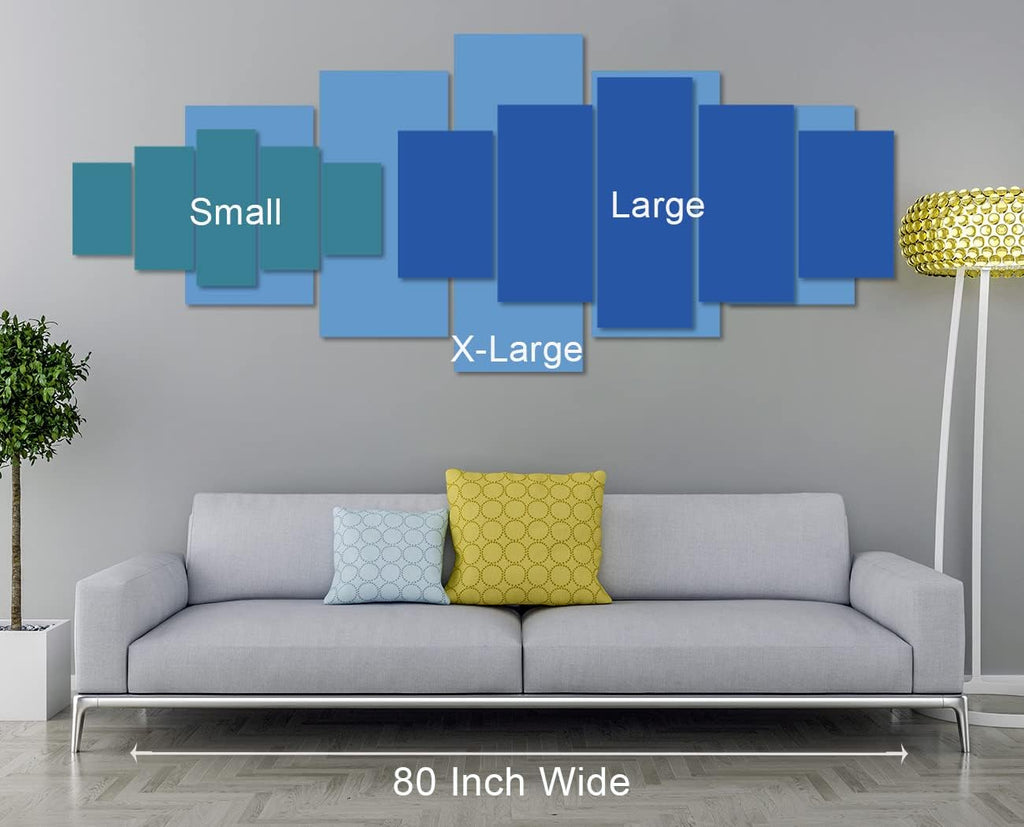 Inspirational Quotes Wall Art Canvas Picture Black White Positive Words Painting Office Bedroom Decor (Large)