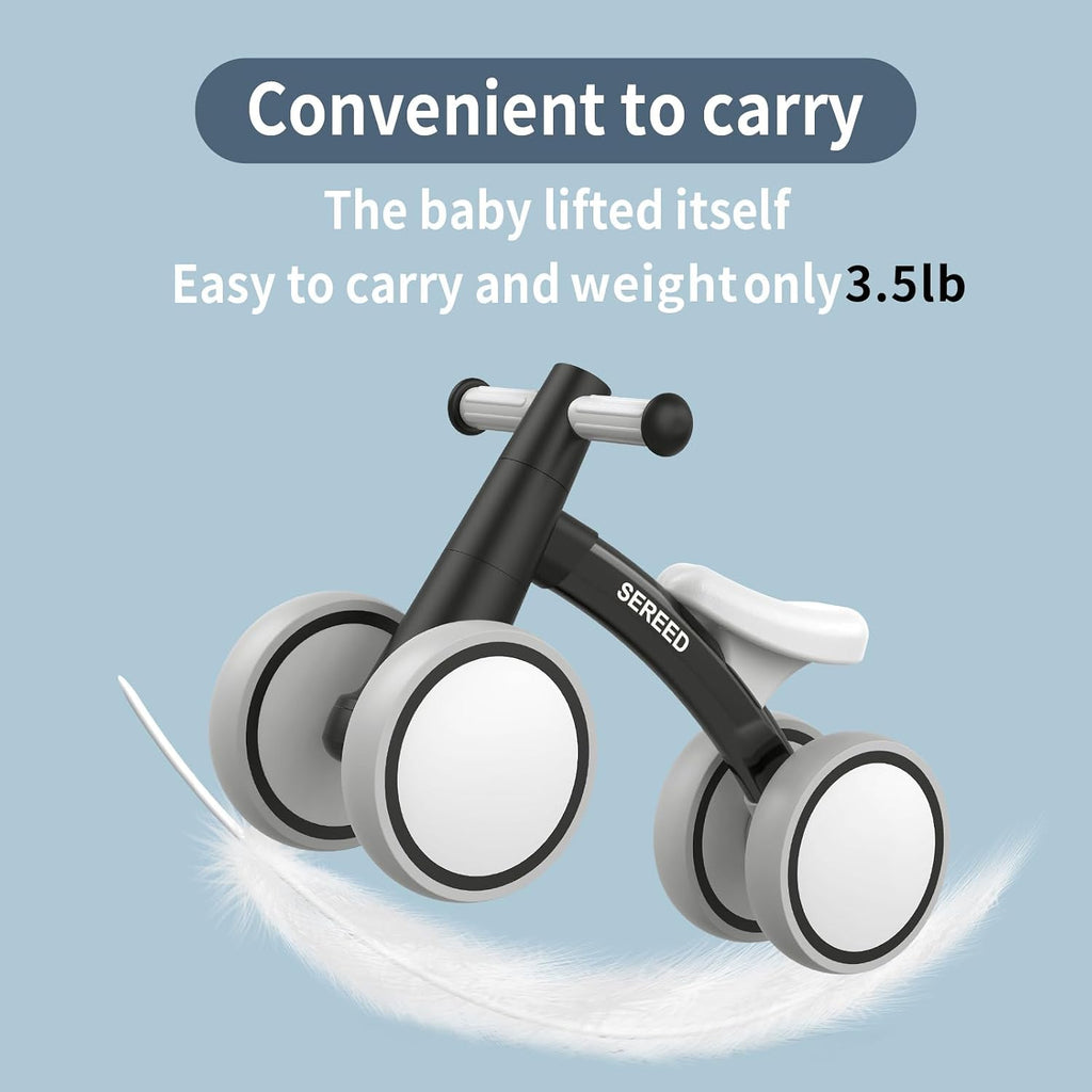 Baby Balance Bike for 1 Year Old Boy Girl, First Birthday Gift Toy