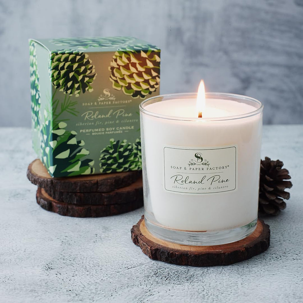 Roland Pine 9.5 oz Large Soy Candle