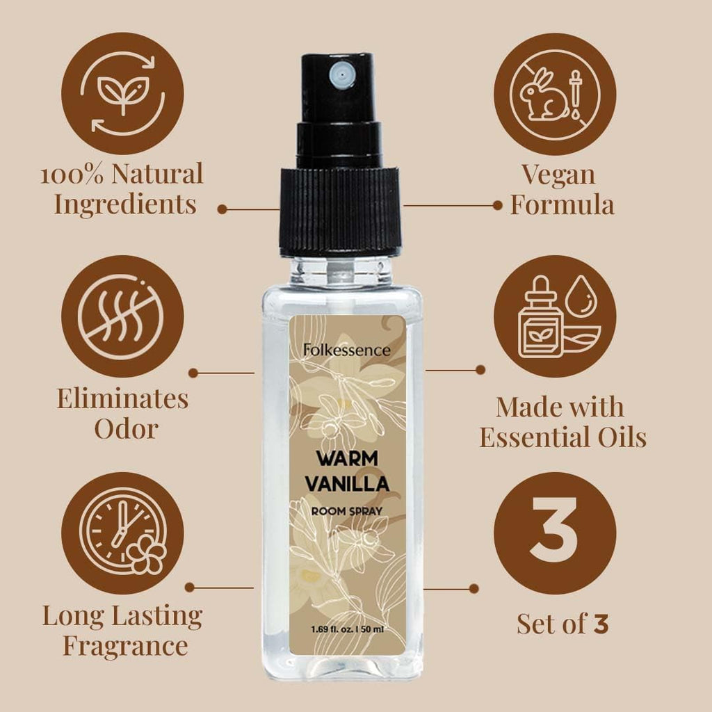 Fall Room Spray, Autumn Spice, Odor Eliminators-5.1 Oz - Set of 3