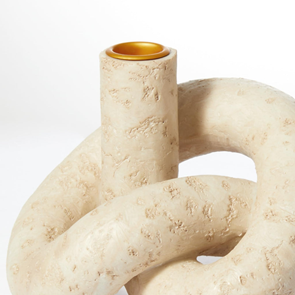 Knot Shaped Taper Candle Holders, Boho Candlestick Holders