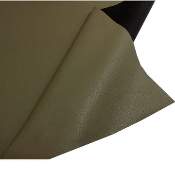 Faux Leather Fabric Calf Champion Olive (1 Yard)(3 Feet x 4.5 Feet)
