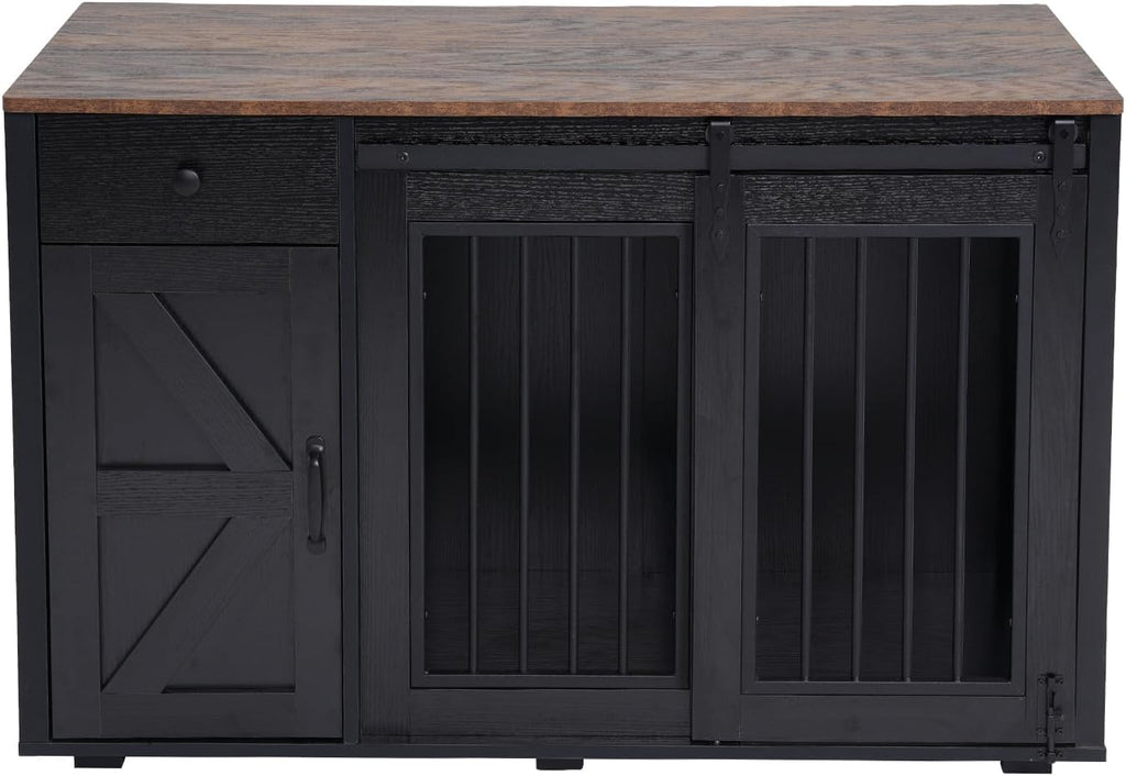 Dog Crate Furniture, Dog Kennel ( Left Facing Door)