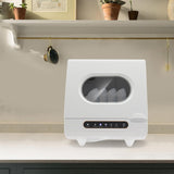 6-Set Countertop Dishwasher - 800w 5-in-1 Compact Dishwasher with High-Temp Sterilization (161.6℉)