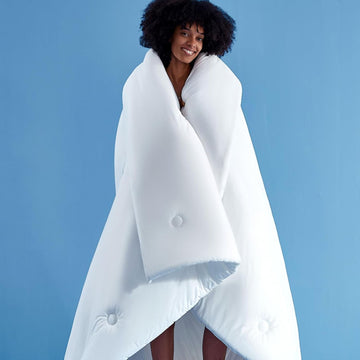 Marshmallow Comforter Queen, Ultra Soft & Fluffy Duvet Insert & All Season Comforter, Lightweight Hotel Luxury