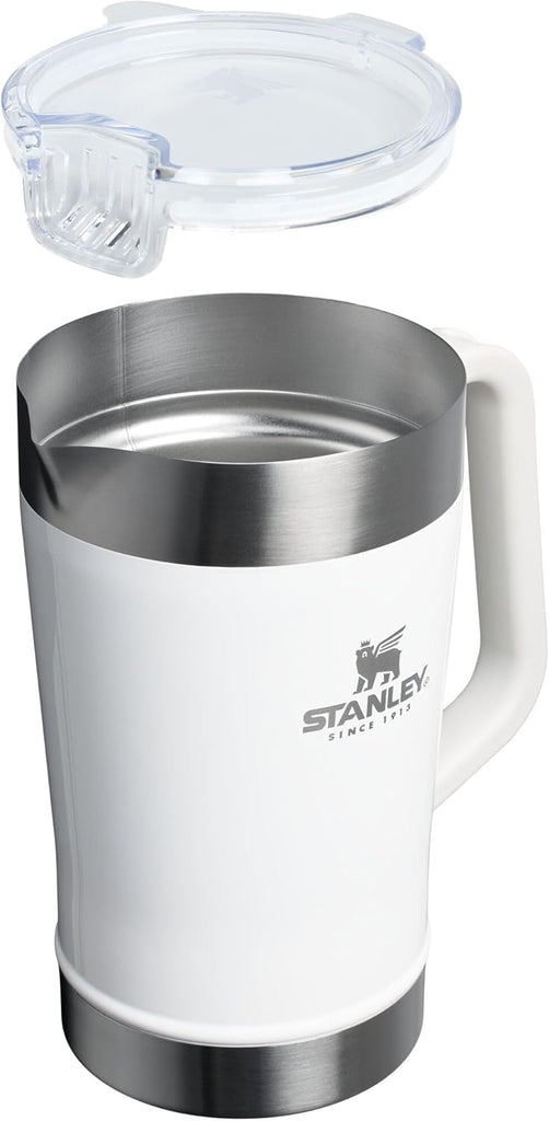 Stay-Chill Pitcher 64 oz | Cold Water, Beer, and Drink Pitcher with Lid | Large Capacity Durable Beverage Container