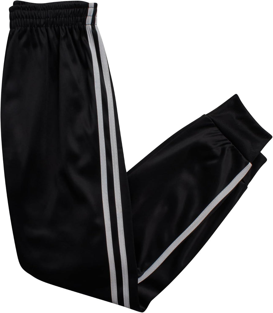 Boys Tracksuit Set - 3 Piece Breathable Tricot Zip Up Sweatshirt Athletic Graphic Tees & Jogger Sweatpants
