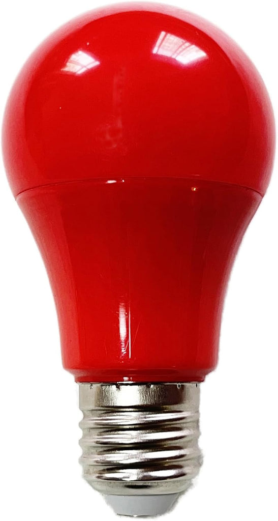 Red Light Bulb, 100W Equivalent A19 LED Color Light Bulbs, E26 Base