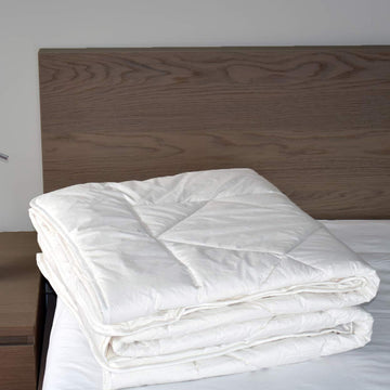 Premium Australian Wool Duvet Insert Bed Comforter, Mid-Weight Wool Comforter, Washable