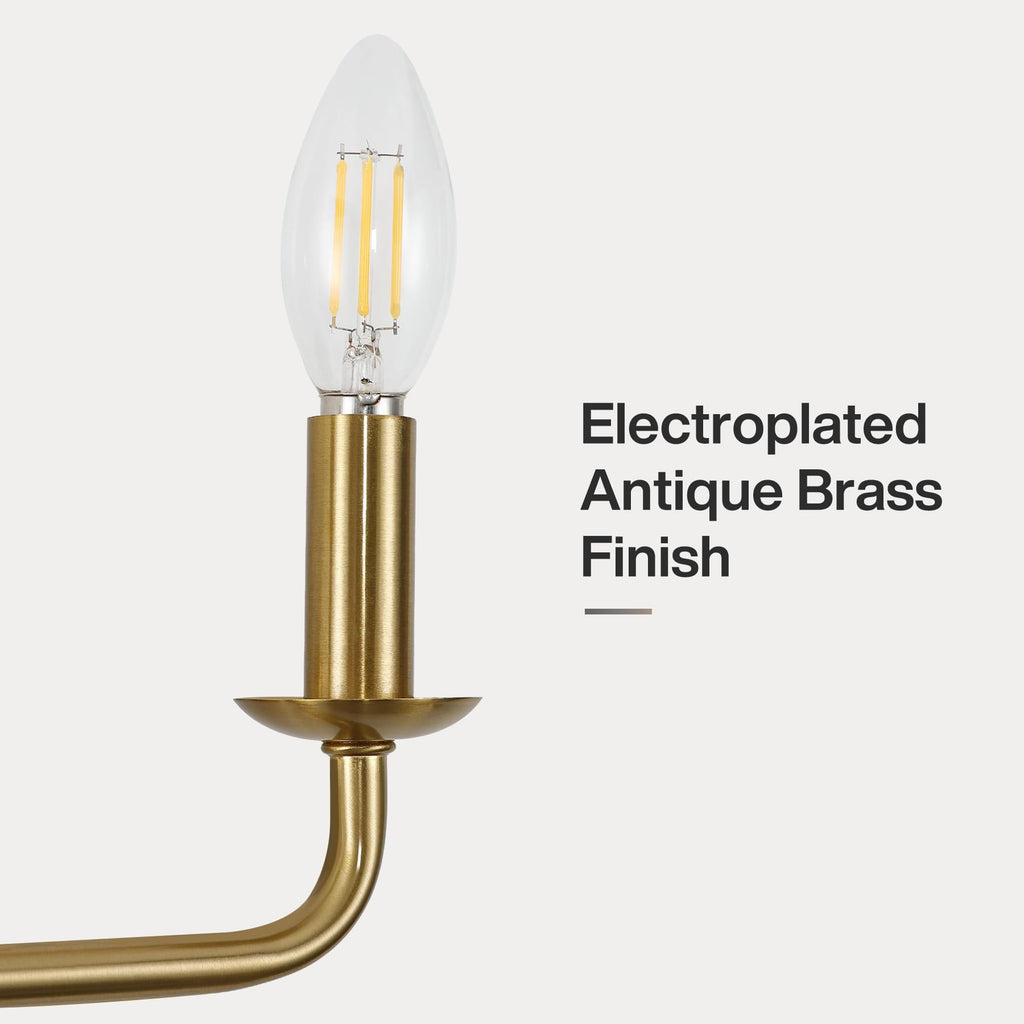 Gold Wall Sconce, Brass Candle Wall Light