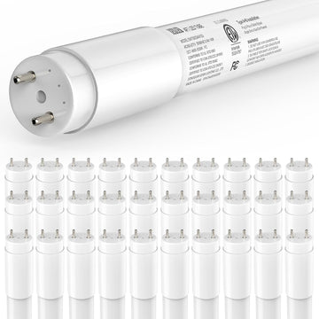 30 Pack T8 Led Bulbs 4 Foot,14W(40W Equiv) 2450LM 5000K Type A+B ETL