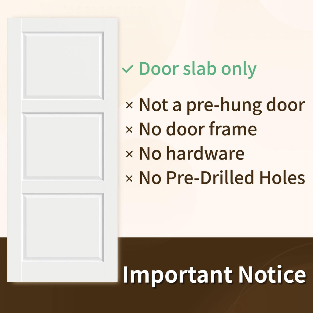 30" x 80" Solid Core Interior Door Slab