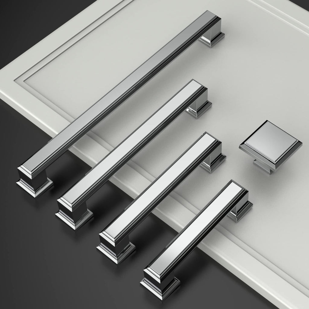 30 Pack 5 inch Polished Chrome Kitchen Cabinet Handles