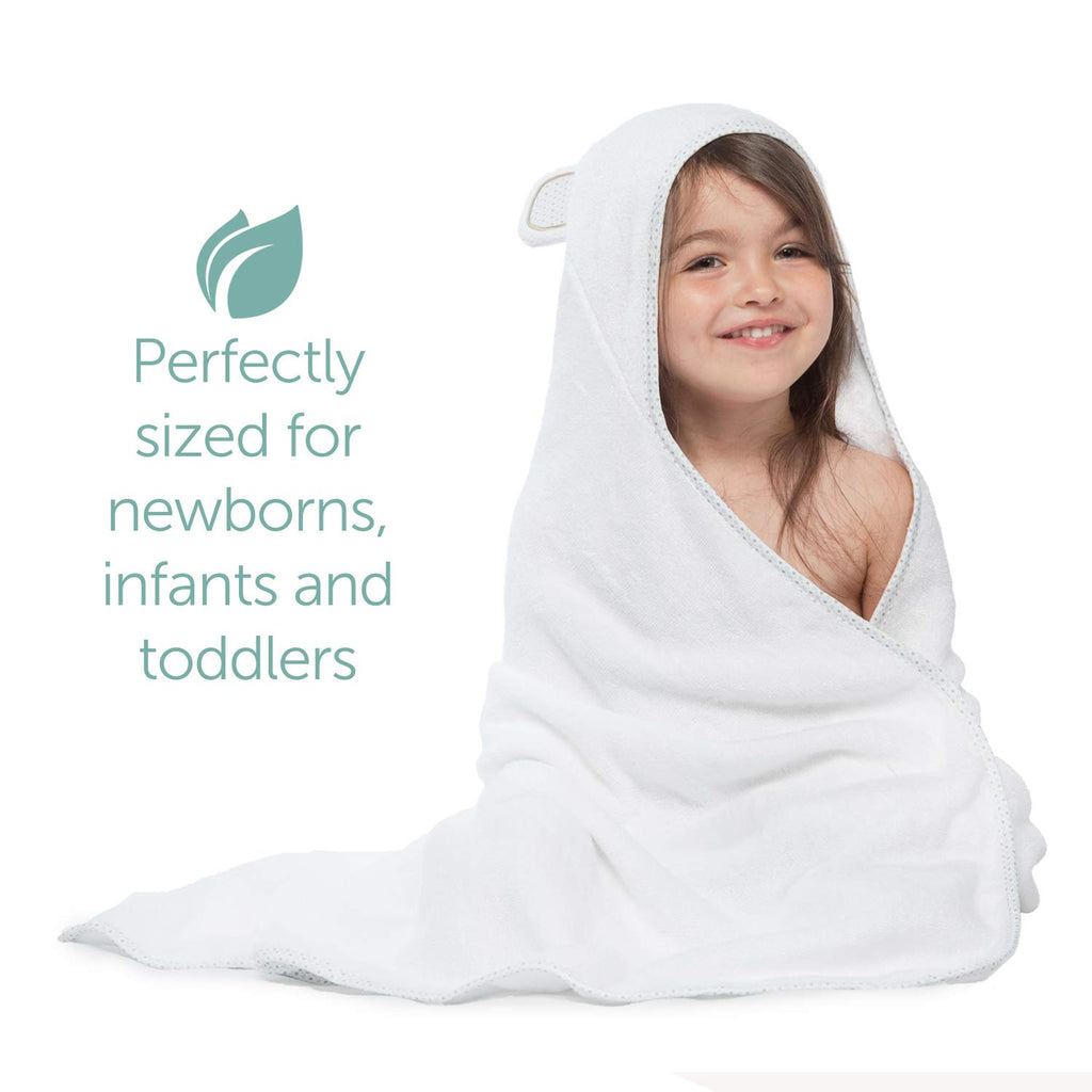Hooded Baby Towels for Newborn - Super Soft Baby Bath Towels with Hood, Highly Absorbent Viscose Made from Bamboo