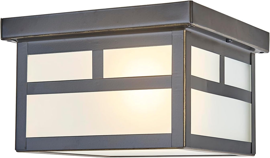 9.5 Inch Black Flush Mount Ceiling Light