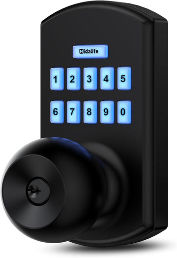 Smart Door Knob with Keypad Keyless Entry Electronic Lock for Front Door