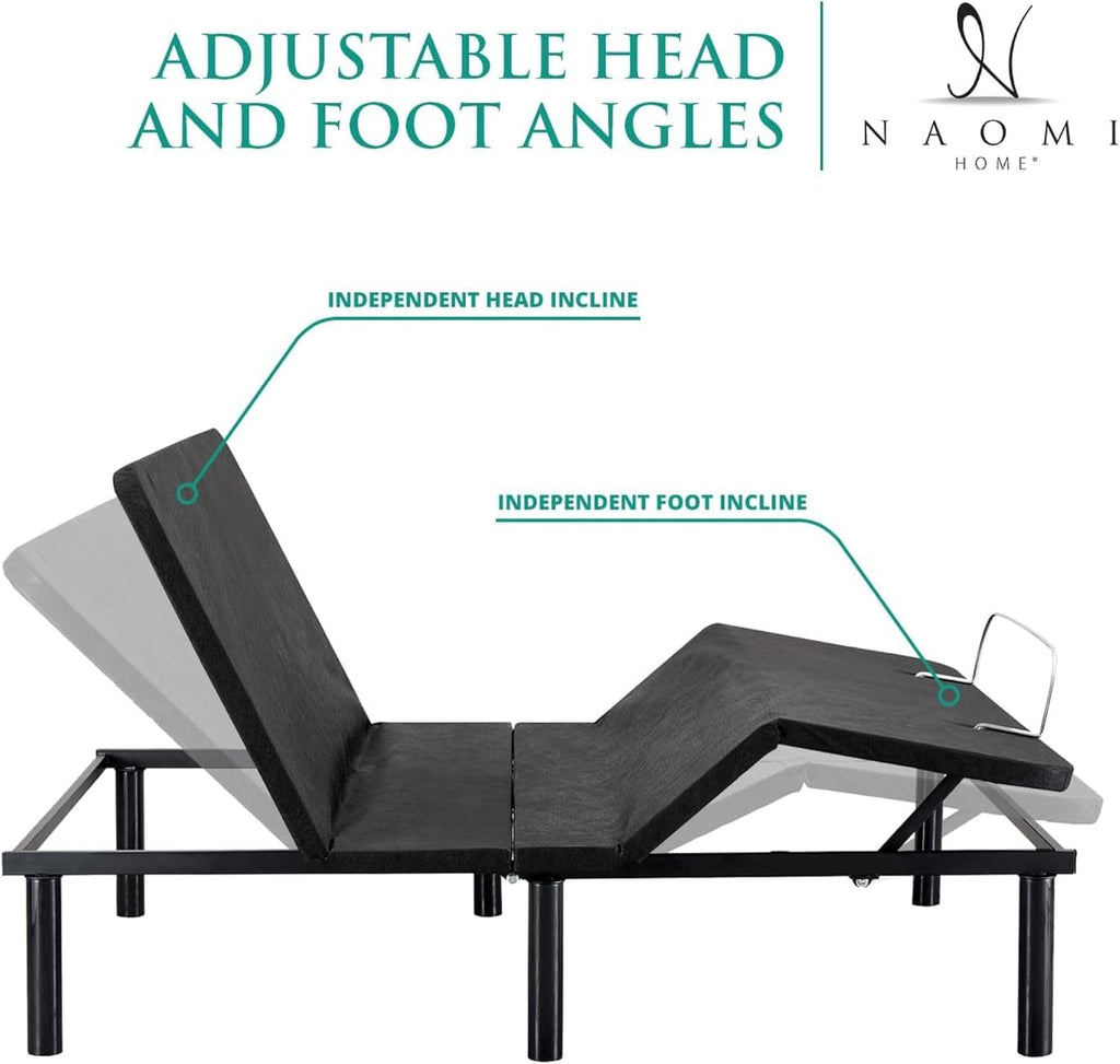 Serenity Queen Adjustable Bed Base, Zero Gravity & USB